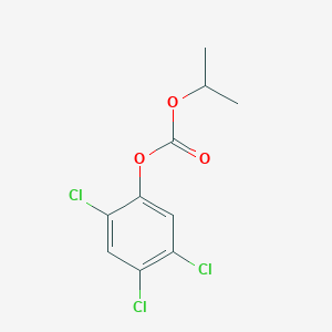 molecular formula C10H9Cl3O3 B14744899 Propan-2-yl 2,4,5-trichlorophenyl carbonate CAS No. 5335-16-0