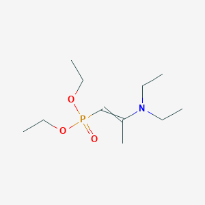 molecular formula C11H24NO3P B14744917 Diethyl [2-(diethylamino)prop-1-en-1-yl]phosphonate CAS No. 995-12-0