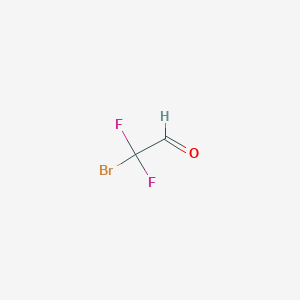 molecular formula C2HBrF2O B14744921 Bromodifluoroacetaldehyde CAS No. 353-79-7