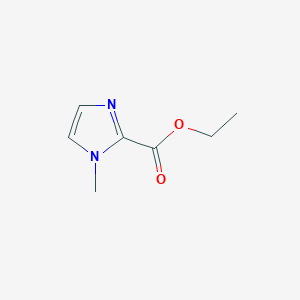 molecular formula C7H10N2O2 B014745 Ethyl 1-methyl-1h-imidazole-2-carboxylate CAS No. 30148-21-1