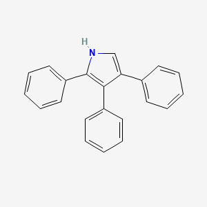 molecular formula C22H17N B14745004 2,3,4-triphenyl-1H-pyrrole CAS No. 3274-59-7