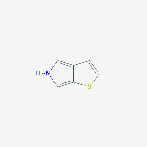 molecular formula C6H5NS B14745010 5H-thieno[2,3-c]pyrrole CAS No. 250-63-5