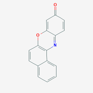 molecular formula C16H9NO2 B14745102 9H-Benzo[a]phenoxazin-9-one CAS No. 731-72-6