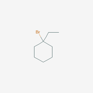molecular formula C8H15Br B14745128 1-Bromo-1-ethylcyclohexane CAS No. 931-95-3