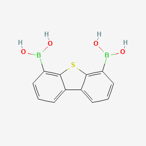 molecular formula C12H10B2O4S B14745132 Dibenzo[b,d]thiophene-4,6-diyldiboronic acid 