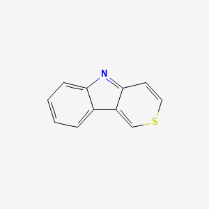 molecular formula C11H7NS B14745141 Thiopyrano[4,3-b]indole CAS No. 244-75-7