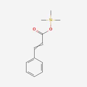 molecular formula C12H16O2Si B14745175 Trimethylsilyl 3-phenylprop-2-enoate CAS No. 2078-20-8