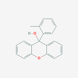 molecular formula C20H16O2 B14745182 9-(2-Methylphenyl)xanthen-9-ol CAS No. 6315-73-7