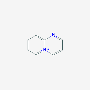 molecular formula C8H7N2+ B14745196 Pyrido[1,2-a]pyrimidin-5-ium CAS No. 255-82-3