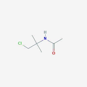 molecular formula C6H12ClNO B14745204 N-(1-Chloro-2-methylpropan-2-yl)acetamide CAS No. 1569-04-6
