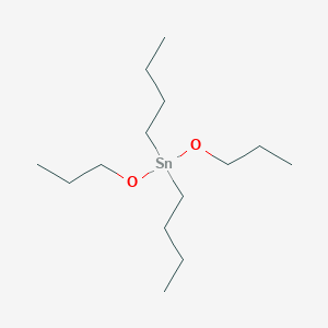 molecular formula C14H32O2Sn B14745290 Dibutyl(dipropoxy)stannane CAS No. 3349-35-7