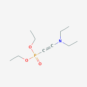 molecular formula C10H20NO3P B14745296 Diethyl [(diethylamino)ethynyl]phosphonate CAS No. 5074-75-9