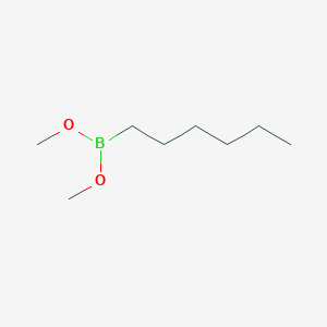 molecular formula C8H19BO2 B14745320 Borane, dimethoxy, hexyl CAS No. 2344-23-2
