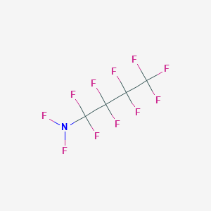 molecular formula C4F11N B14745327 Perfluorobutylamine CAS No. 812-47-5