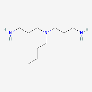 molecular formula C10H25N3 B14745350 N-(3-Aminopropyl)-N-butyl-1,3-propanediamine CAS No. 1555-68-6