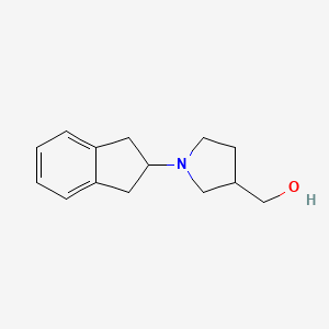 B1474544 (1-(2,3-dihydro-1H-inden-2-yl)pyrrolidin-3-yl)methanol CAS No. 1690923-61-5