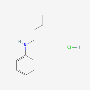 molecular formula C10H16ClN B14745442 Benzenamine, N-butyl-, hydrochloride CAS No. 2492-82-2