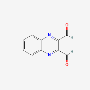 molecular formula C10H6N2O2 B14745444 2,3-Quinoxalinedicarboxaldehyde CAS No. 3138-76-9