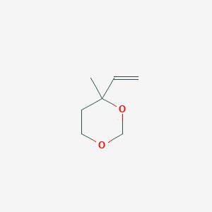 molecular formula C7H12O2 B14745450 4-Ethenyl-4-methyl-1,3-dioxane CAS No. 1193-41-5