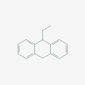molecular formula C16H16 B14745510 9-Ethyl-9,10-dihydroanthracene CAS No. 605-82-3