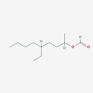 molecular formula C12H24O2 B14745573 5-Ethylnonan-2-yl formate CAS No. 5420-96-2