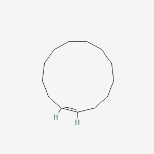 molecular formula C13H24 B14745652 Cyclotridecene 
