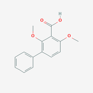 molecular formula C15H14O4 B14745675 2,4-Dimethoxybiphenyl-3-carboxylicacid 