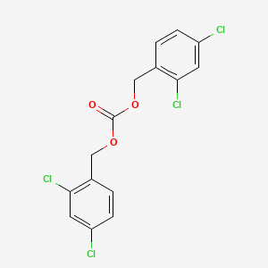 molecular formula C15H10Cl4O3 B14745684 Carbonic acid, bis(2,4-dichlorobenzyl) ester CAS No. 5323-67-1