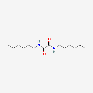 molecular formula C14H28N2O2 B14745719 N,N'-dihexyloxamide CAS No. 3299-65-8