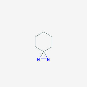 molecular formula C6H10N2 B14745736 1,2-Diazaspiro[2.5]oct-1-ene CAS No. 930-82-5