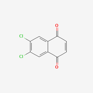 molecular formula C10H4Cl2O2 B14745779 6,7-Dichloronaphthalene-1,4-dione CAS No. 577-67-3