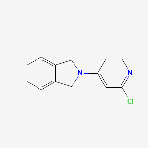 molecular formula C13H11ClN2 B1474578 2-(2-Chloropyridin-4-yl)isoindoline CAS No. 1289138-72-2