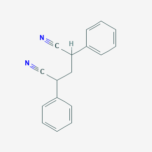 molecular formula C17H14N2 B14745781 Pentanedinitrile, 2,4-diphenyl- CAS No. 1222-47-5