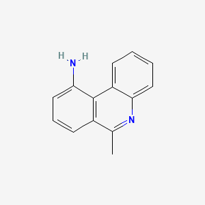 molecular formula C14H12N2 B14745892 6-Methyl-10-phenanthridinamine CAS No. 5423-70-1