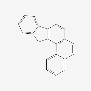 molecular formula C21H14 B14745940 13h-Indeno[1,2-c]phenanthrene CAS No. 212-54-4