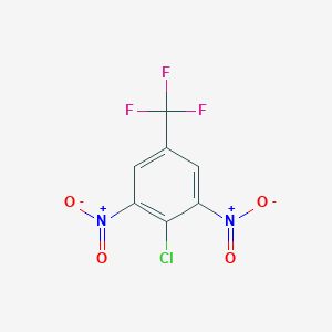 molecular formula C7H2ClF3N2O4 B147460 4-Chloro-3,5-dinitrobenzotrifluoride CAS No. 393-75-9