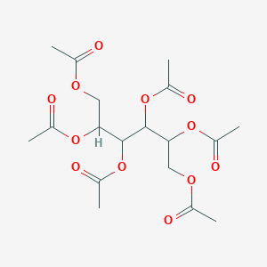molecular formula C18H26O12 B147462 Sorbitol hexaacetate CAS No. 7208-47-1