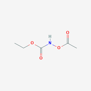 molecular formula C5H9NO4 B14746329 Ethyl acetoxycarbamate CAS No. 2139-89-1