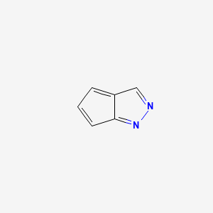 molecular formula C6H4N2 B14746371 Cyclopenta[c]pyrazole CAS No. 250-39-5