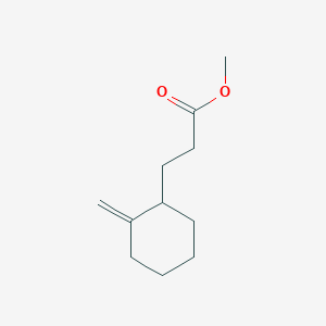 molecular formula C11H18O2 B14746482 Methyl 3-(2-methylidenecyclohexyl)propanoate CAS No. 2359-69-5