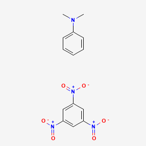 molecular formula C14H14N4O6 B14746487 N,N-dimethylaniline;1,3,5-trinitrobenzene CAS No. 900-56-1