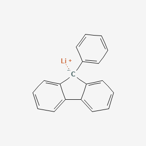 molecular formula C19H13Li B14746508 lithium;9-phenylfluoren-9-ide CAS No. 733-88-0