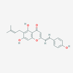 molecular formula C22H20O5 B14746562 Platachromone A 