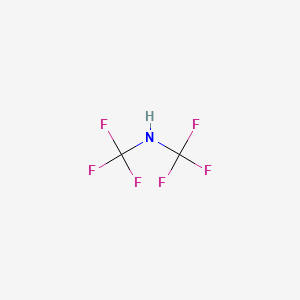 molecular formula C2HF6N B14746615 Methanamine, 1,1,1-trifluoro-N-(trifluoromethyl)- CAS No. 371-77-7