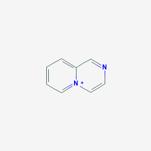 molecular formula C8H7N2+ B14746645 Pyrido[1,2-a]pyrazin-5-ium CAS No. 1074-08-4