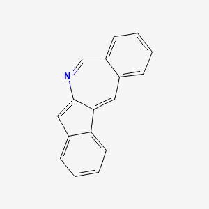 molecular formula C17H11N B14746730 Benzo[e]indeno[2,1-b]azepine CAS No. 242-13-7