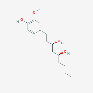 molecular formula C17H28O4 B14746741 (3S,5S)-[6]-Gingerdiol 