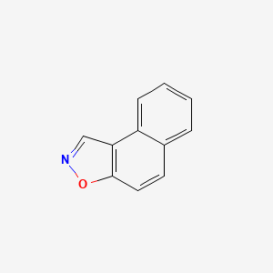 molecular formula C11H7NO B14746756 Naphtho[1,2-D][1,2]oxazole CAS No. 233-00-1