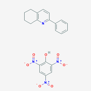 molecular formula C21H18N4O7 B14746764 2-Phenyl-5,6,7,8-tetrahydroquinoline;2,4,6-trinitrophenol CAS No. 1570-18-9