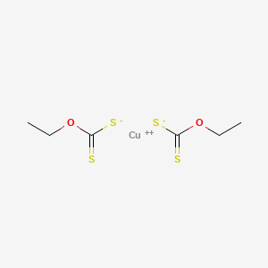 molecular formula C6H10CuO2S4 B14746781 Copper O,O'-diethyl bis(dithiocarbonate) CAS No. 819-74-9
